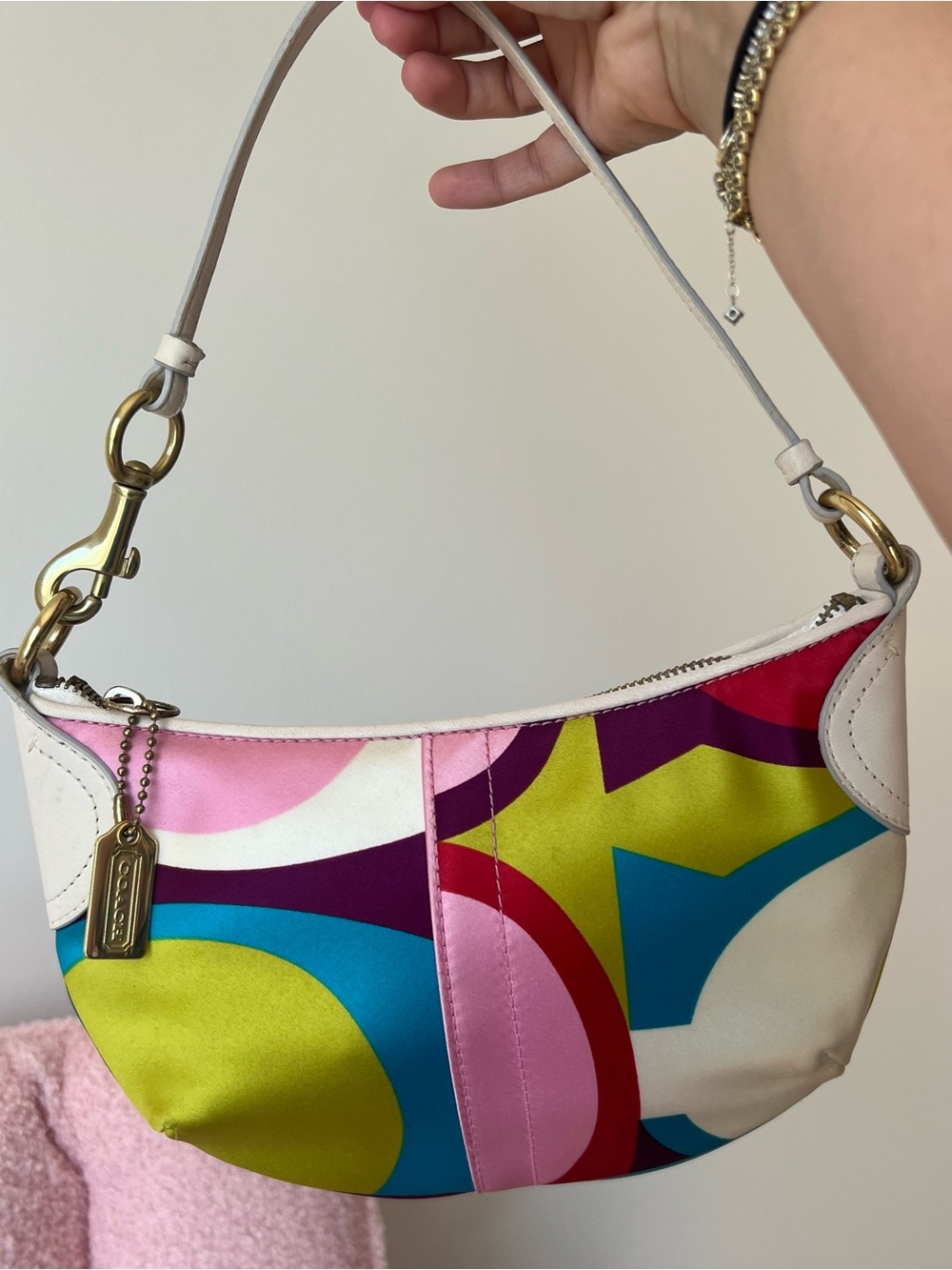 Vintage Coach Kaidee Mini Satchel Shoulder Bag